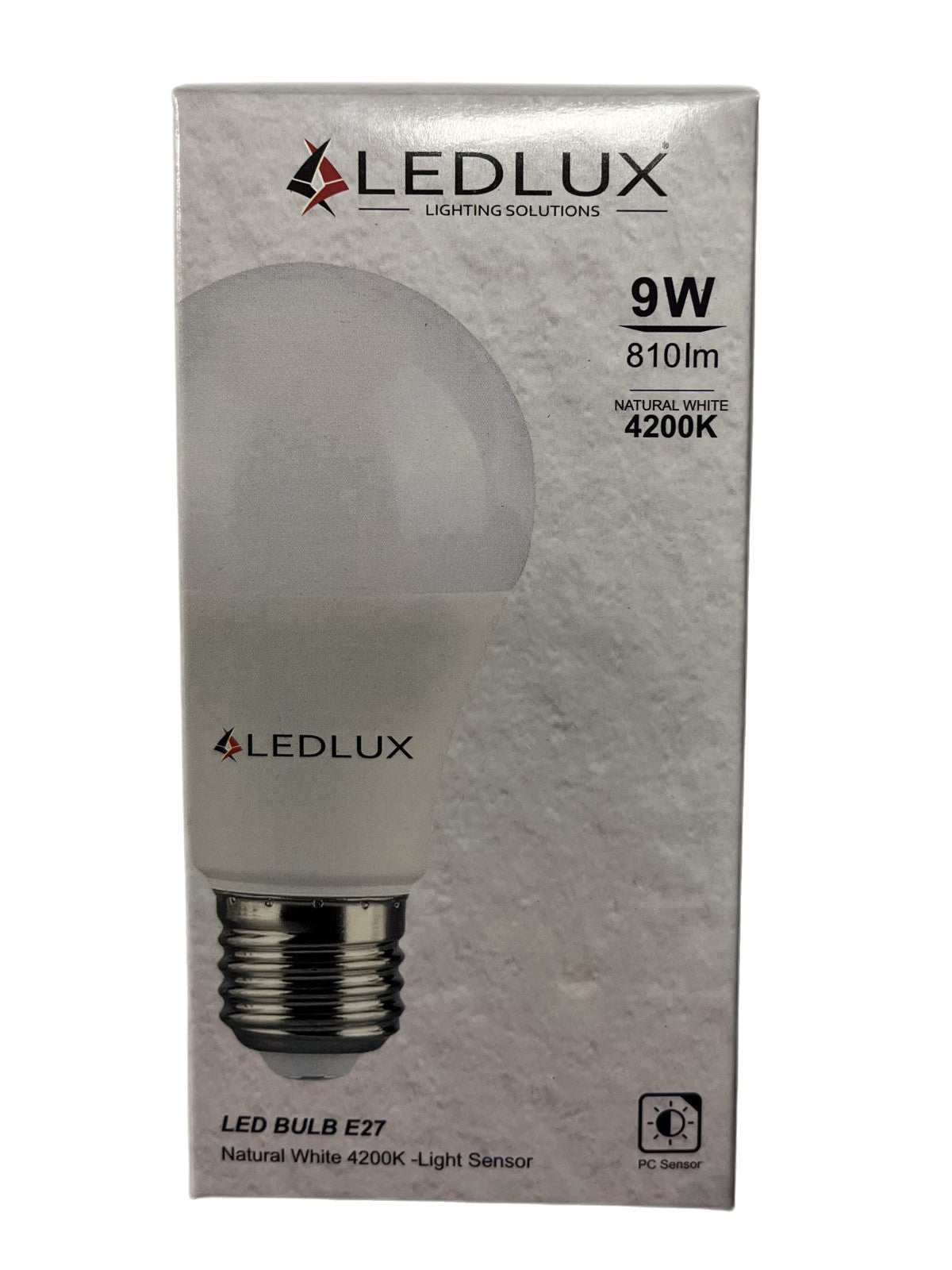 Lampada A Led E27 Con Sensore Crepuscolare 9W 810 Lumen A60 4200K Day Night Sensor