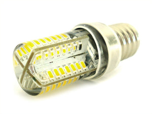 Lampada LED E14 Tubolare Bianco Caldo 3,5W=35W 360 Gradi Con Silicone Slim 64 SMD 3014 220V