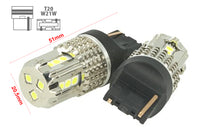 Lampada Led 7740 T20 W21W 12V 45W No Polarita Bianco Super Potente Lancia Ypsilon Iveco Daily VW Touran Audi Q3