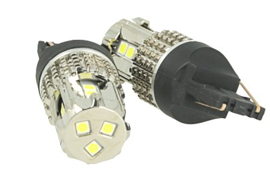 Lampada Led 7740 T20 W21W 12V 45W No Polarita Bianco Super Potente Lancia Ypsilon Iveco Daily VW Touran Audi Q3