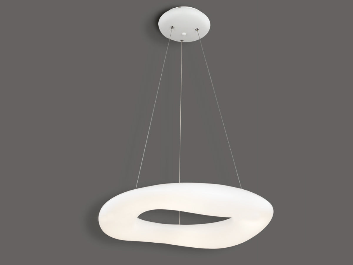 Lampada Led A Sospensione Moderno Circolare CCT Diametro 750mm 82W Dimmerabile Telecomando 3 In 1 SKU-3960