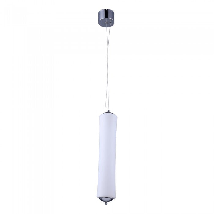 Lampada Led A Sospensione Moderno Forma Canna Bamboo Verticale D125X490mm 18W 3000K Dimmerabile Triac Dimmer SKU-3980