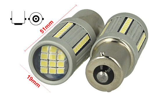 Lampada Led BA15S 1156 Canbus 12V 25W Reale Per Luci Diurne Audi Q7 A3 A6 Fiat 500X Renault Megane 3