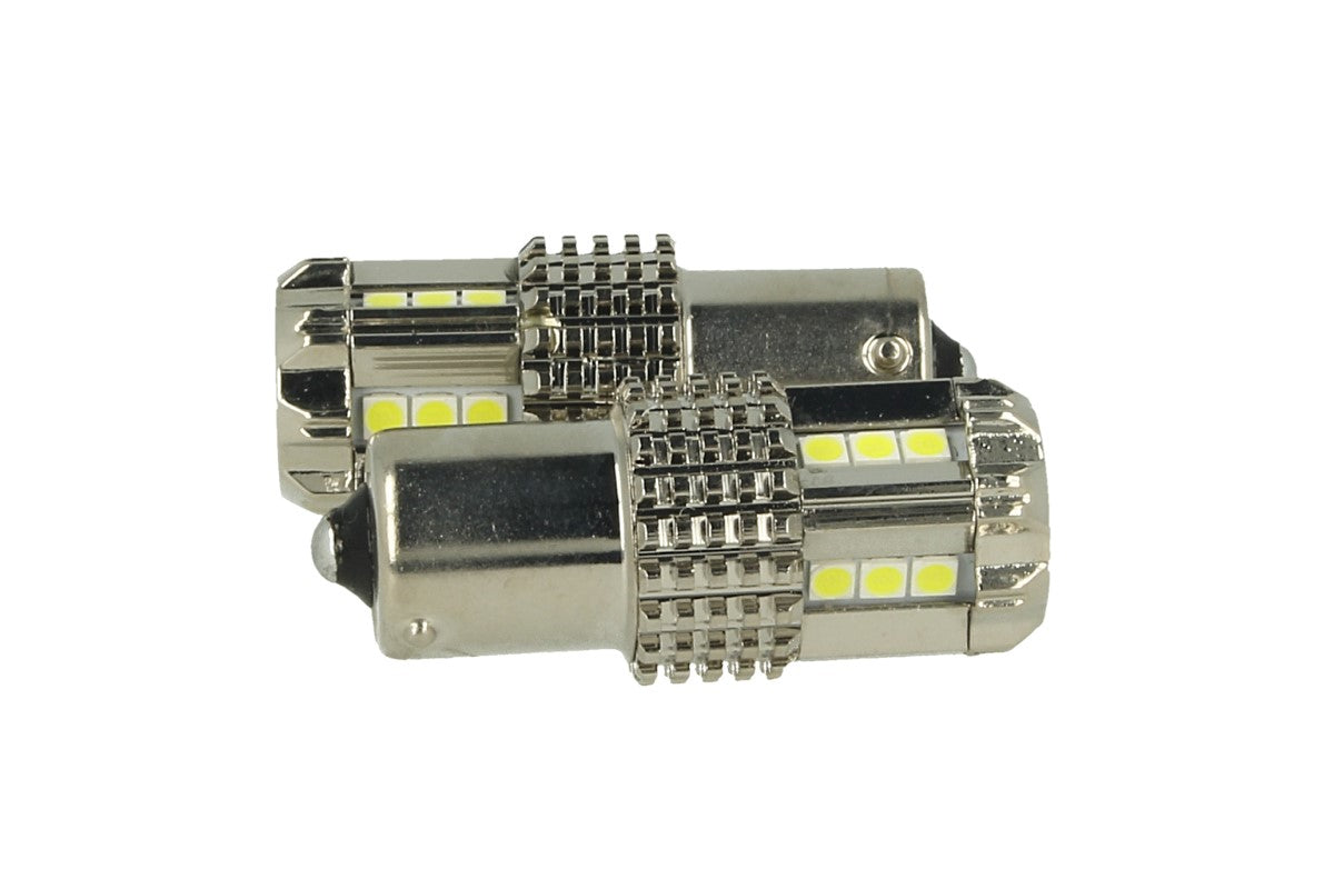 Lampada Led BA15S 1156 P21W 12V 45W Canbus Luci Diurne Audi Q7 A3 A6 Fiat 500X Renault Megane 3