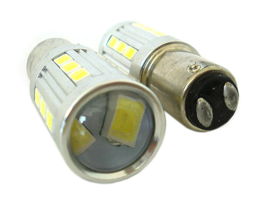 Lampada Led BAY15D 1157 P21/5W 12V 24V 21 Smd 5730 Super Bianco Luminoso Luci Posizione e Stop Auto Camion