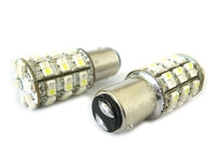 Lampada Led BAY15D 1157 P21/5W 60 Smd Bi Color Bianco Arancione Luce Freccia