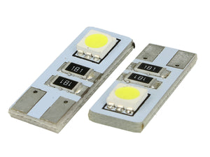 Lampada Led Canbus T10 W5W 2 Smd Bianco No Polarita No Errore Check Luci 12V