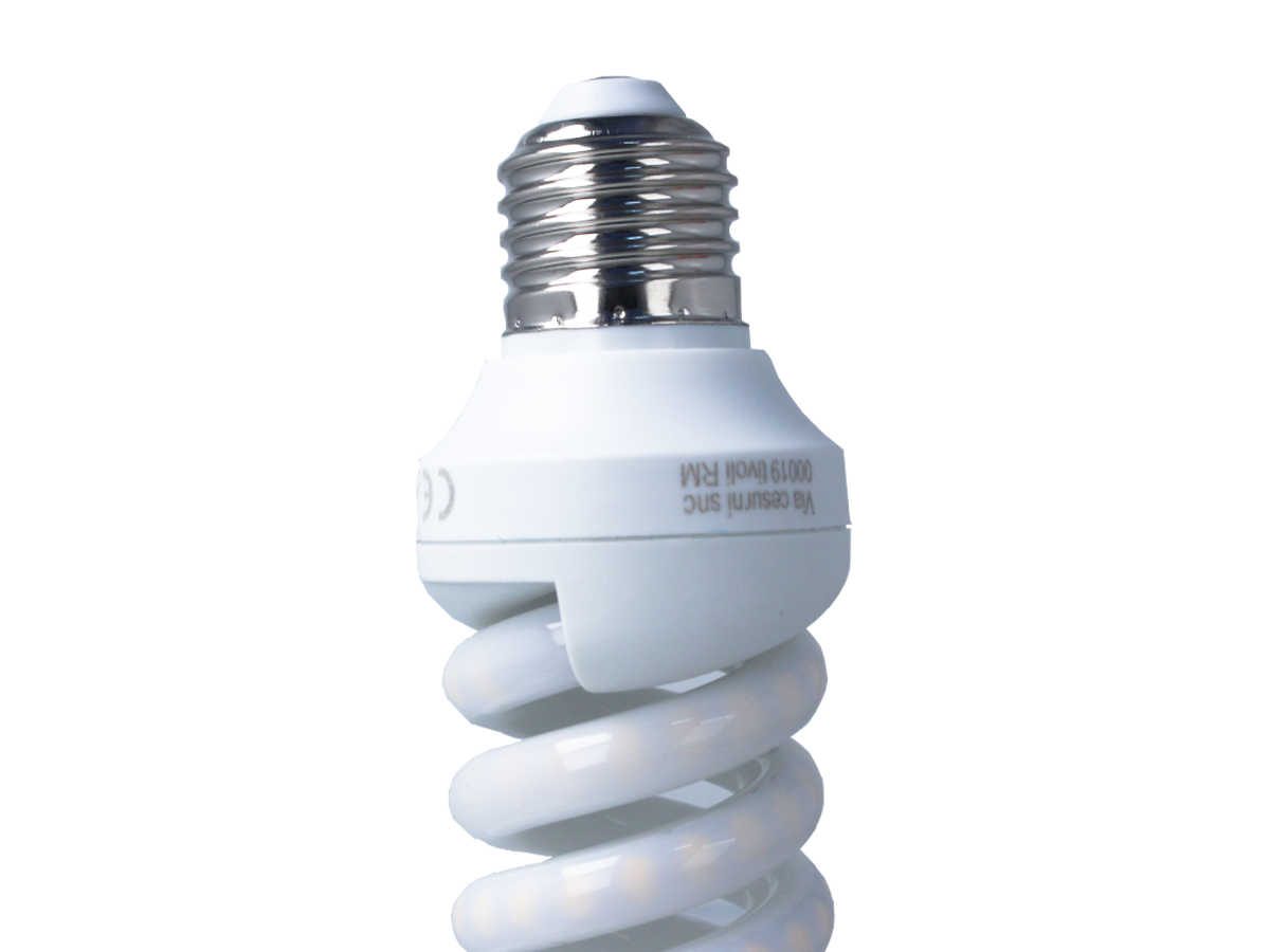 Lampada Led E27 Spirale 13W 1200LM Bianco Caldo 3000K D42X130mm