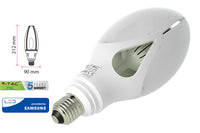 Lampada Led E27 UFO Ovale 36W 220V Bianco Neutro 4000K Chip Samsung Per Lampione Giardino Faro Industriale SKU-21284