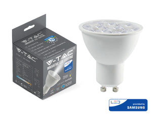 Lampada Led GU10 6W 10 Gradi Angolo Stretto Caldo 3000K Chip Samsung Garanzia 5 Anni SKU-2120026