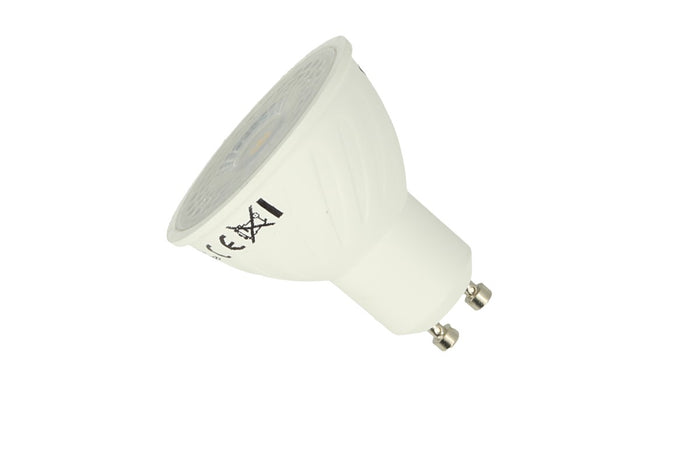 Lampada Led GU10 7W=60W 220V 38 Gradi Bianco Caldo 3000K Chip Samsung Garanzia 5 Anni Angolo Stretto SKU-21165