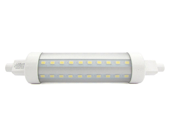 Lampada Led R7S 10W 360 Gradi RX7S Super Slim Lineare 118mm Freddo 6000K 1200 Lumen 220V SKU-4390