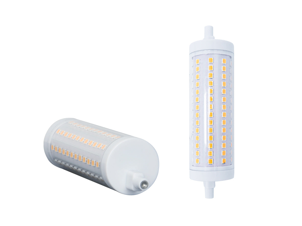 Lampada Led R7S 118mm 15W 1800lm Bianco Caldo 3000K Diametro 28mm 360 Gradi