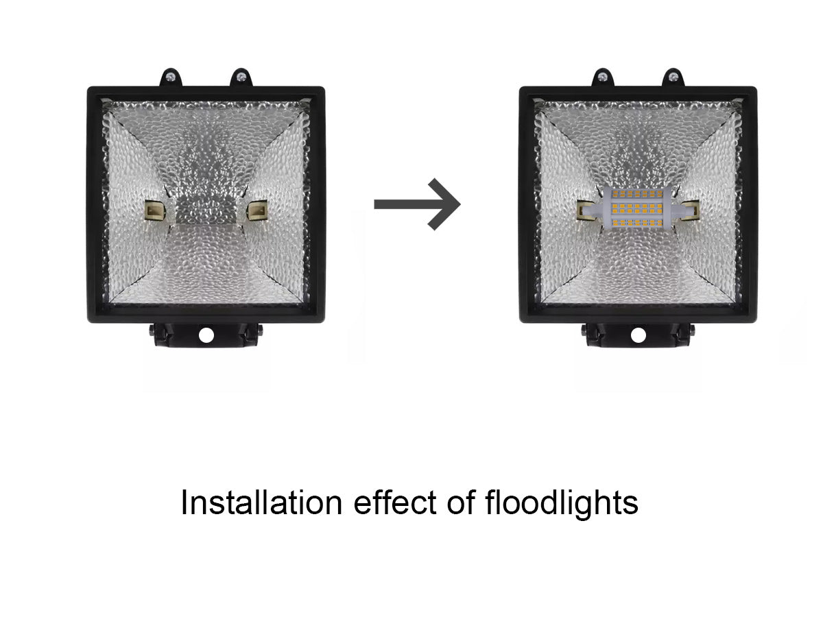 Lampada Led R7S 78mm 15W 1800lm Dimmerabile Bianco Caldo 3000K