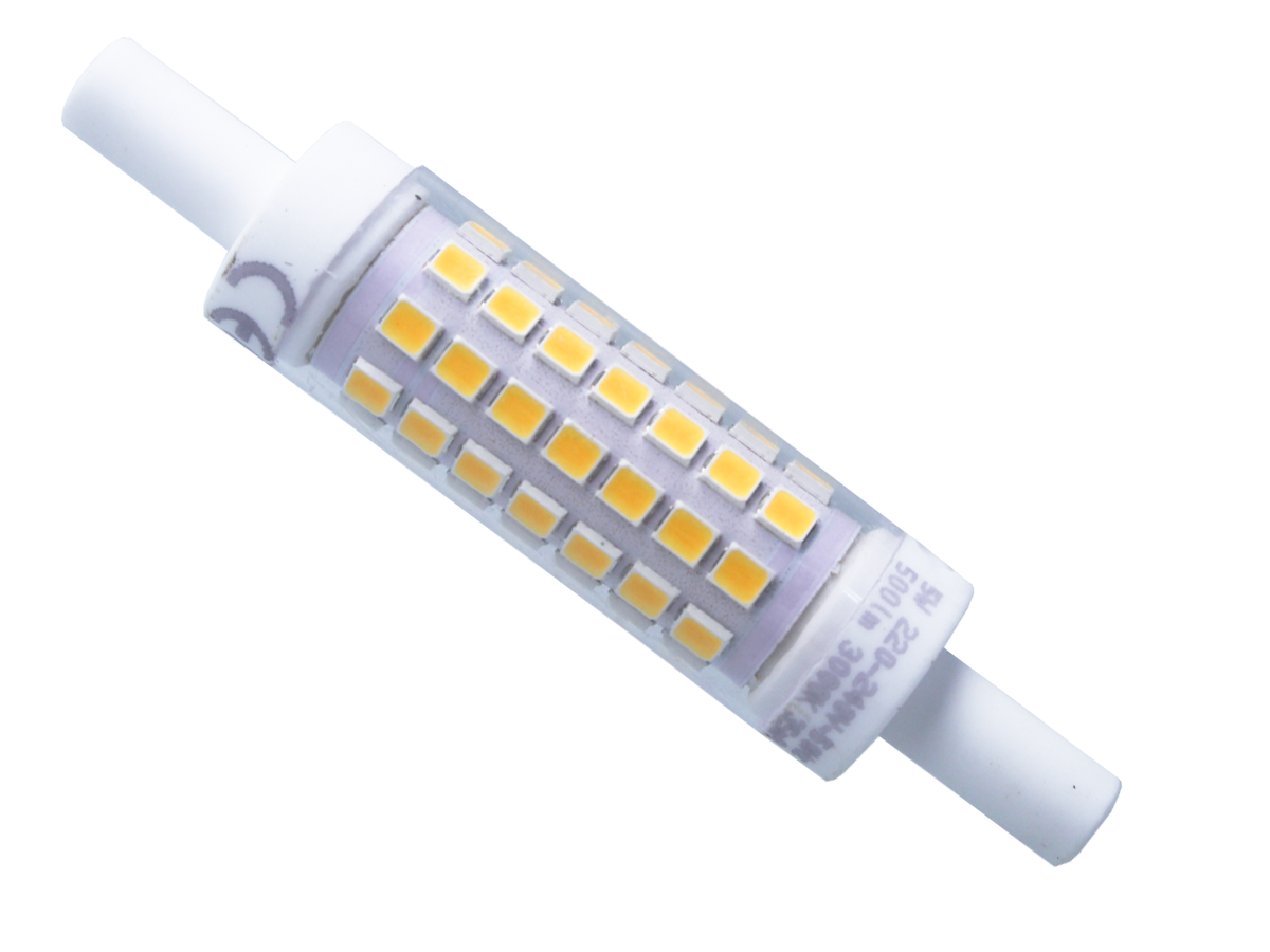 Lampada Led R7S 78mm 5W 500lm Bianco Caldo 3000K 360 Gradi