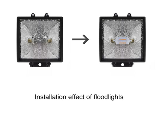 Lampada Led R7S 78mm 9W 1020lm Bianco Caldo 3000K Diametro 28mm 360 Gradi