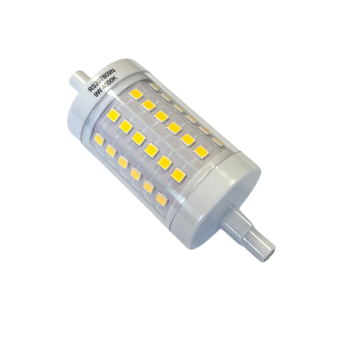 Lampada Led R7S 78mm 9W 1020lm Bianco Freddo 6000K Diametro 28mm 360 Gradi