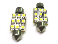 Lampada Led Siluro T11 C5W 39mm 9 Smd Bianco Freddo 12V Luci Targa