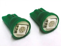 Lampada Led T10 W5W 1 Smd 5050 Verde 12V