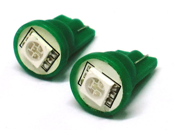 Lampada Led T10 W5W 1 Smd 5050 Verde 12V