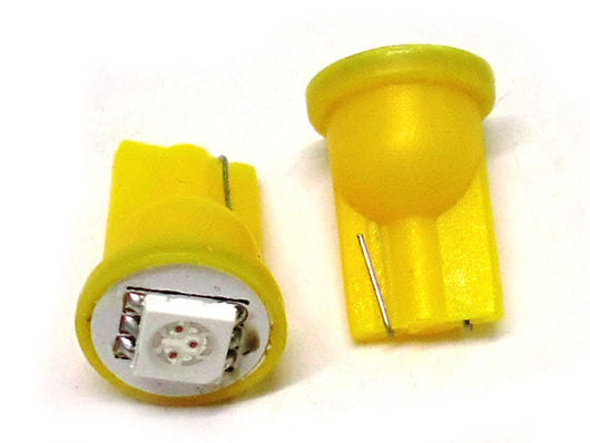 Lampada Led T10 W5W 1 Smd Arancione Frecce Laterale 12V