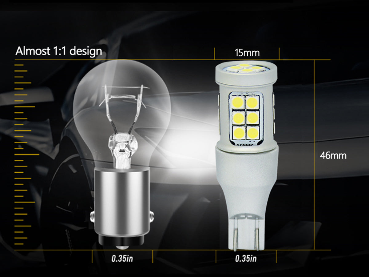 Lampada Led T15 W16W Canbus 12V 24V 12W No Polarita 900 Lumen 360 Gradi