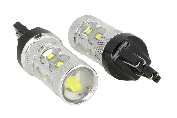 Lampada Led T20 Per Luci Diurne 50W 12V 24V W21/5W 7443 Per Dacia Duster Peugeot 208 Chevrolet Captiva