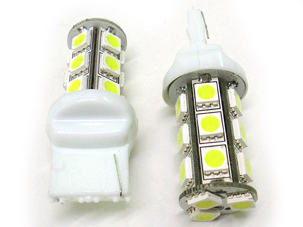 Lampada Led T20 W21W 7440 18 Smd Bianco Luci Frecce Retromarcia 12V