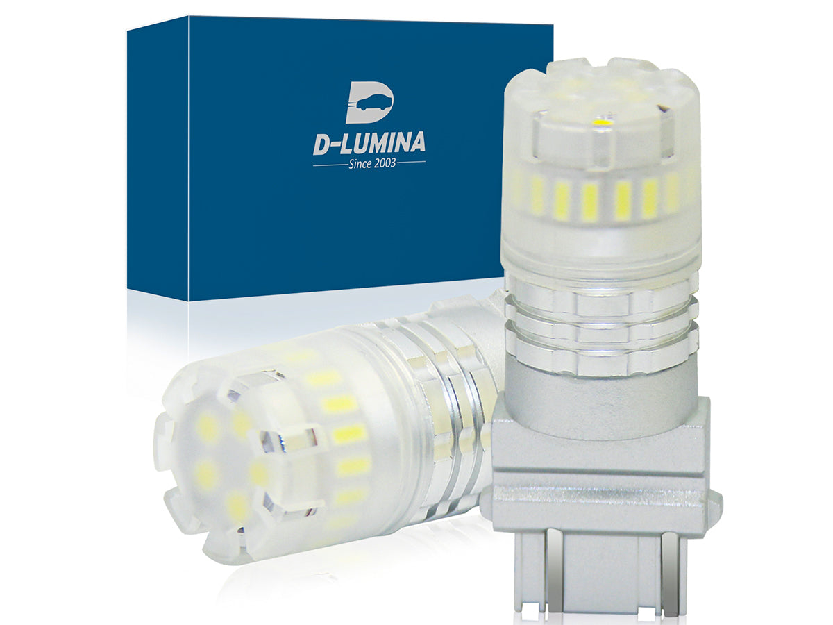 Lampada Led T25 3157 3156 Canbus Bianco 12V No Polarita IP67 Illuminazione 360 Gradi