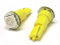 Lampada Led T5 W1,2W 1 Smd Arancione Giallo Luci Cruscotto 12V