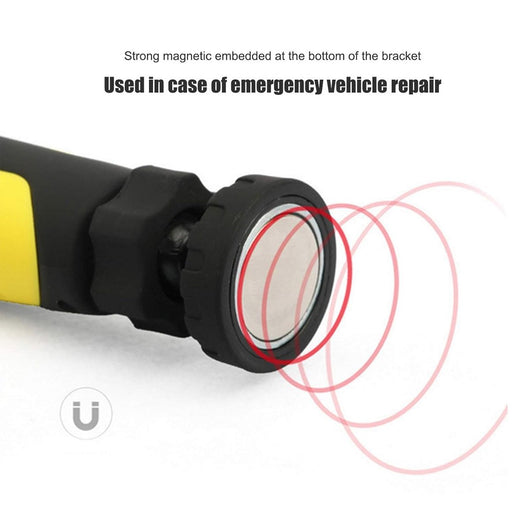 Lampada Torcia Led Officina Slim 9mm Snodabile 360&deg; Dimmerabile Ricaricabile USB Magnetico Max 5W 230LM