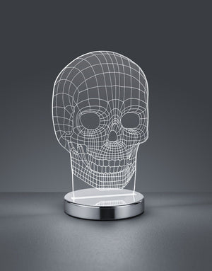 Lampada da tavolo SKULL led teschio R52461106 luce calda fredda