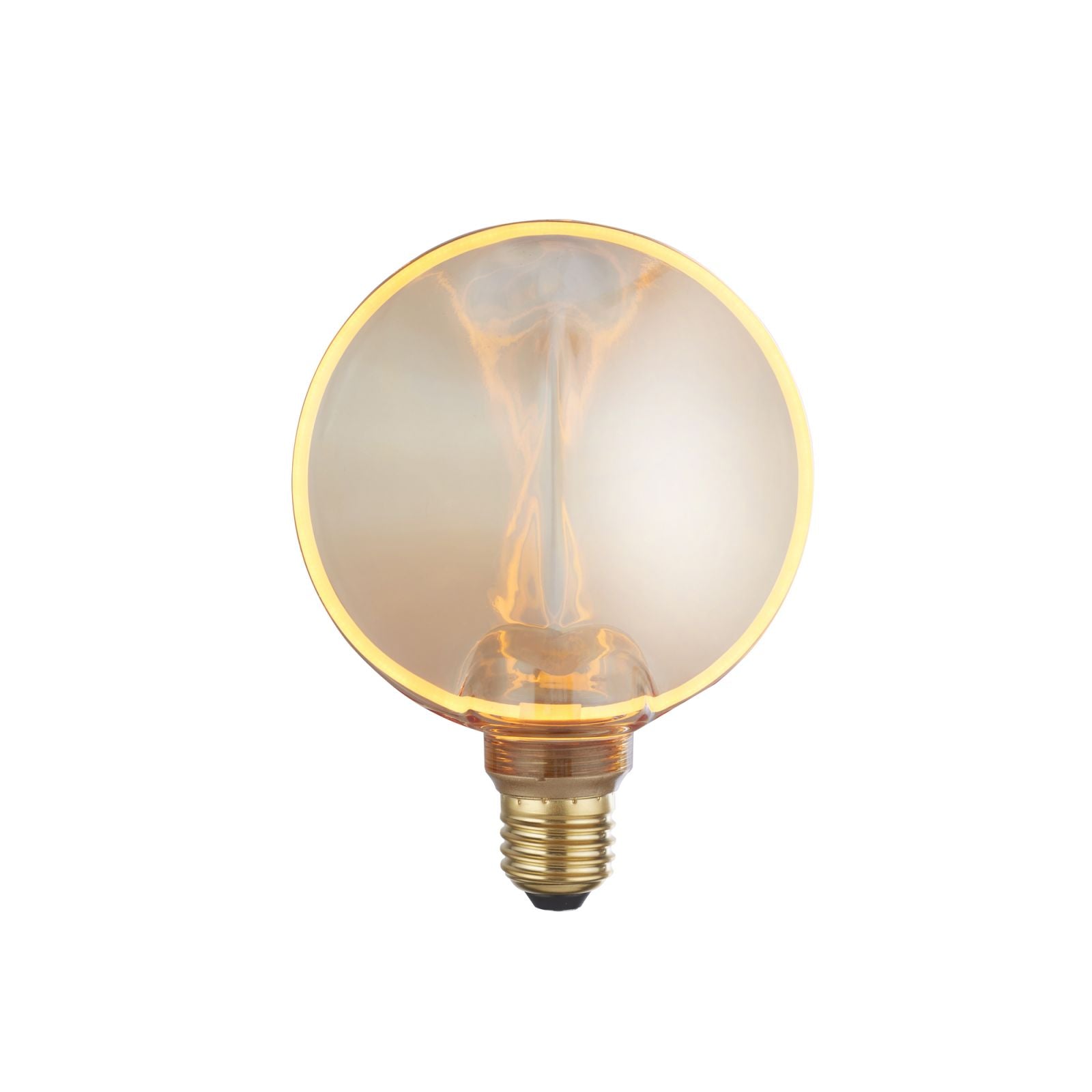 Lampada decorativa - Vetro ambra, 4W, 1800K, 190Lm