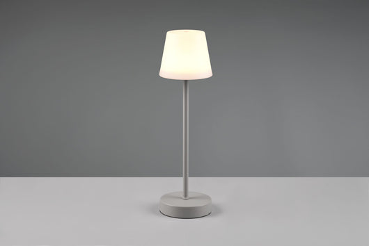 Lampada esterno Martinez ricaricabile grigia  R54086177