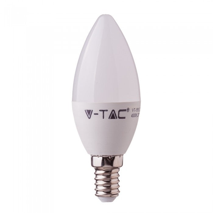 V-TAC VT-268 Lampadina LED Chip Samsung E14 7W Candela 3000K SKU 111