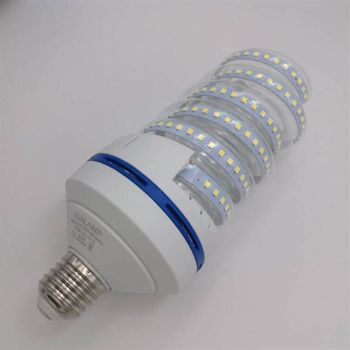 Lampadina Led 30W e27 230v led smd Spirale Luce Fredda 6400k