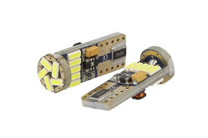 Lampadina Led Canbus T10 W5W 15 Smd 4014 Arancione Amber No Errore Check Luci 12V Senza Polarita Per Frecce Laterale