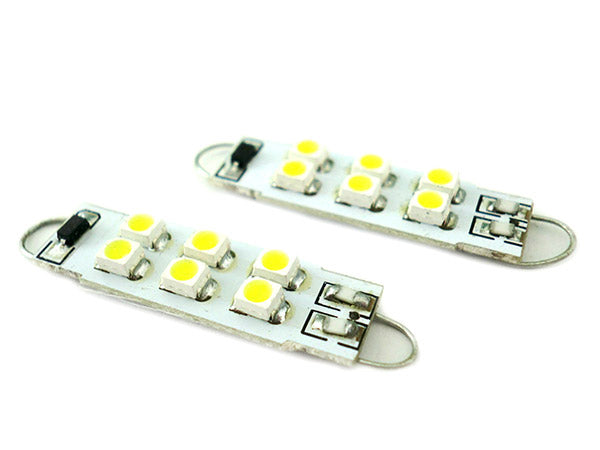 Lampadina Siluro Led 12V T11 Particolare Con Gancio 38mm 6 smd 3528