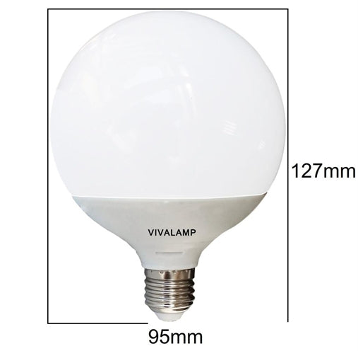 Lampadina a led E27 12W G95 Globo led Passo grosso vite Lampade G95-12W