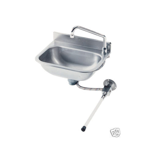 Lavamani inox comando a ginocchio cm 38x30x21 RS1363