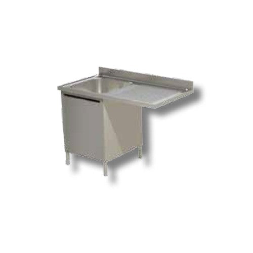 Lavello 120x70x85 acciaio inox 304 armadiato vano lavastoviglie cucina RS5941