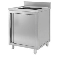 Lavello 70x60x85 acciaio inox 430 armadiato cucina ristorante pizzeria RS4873