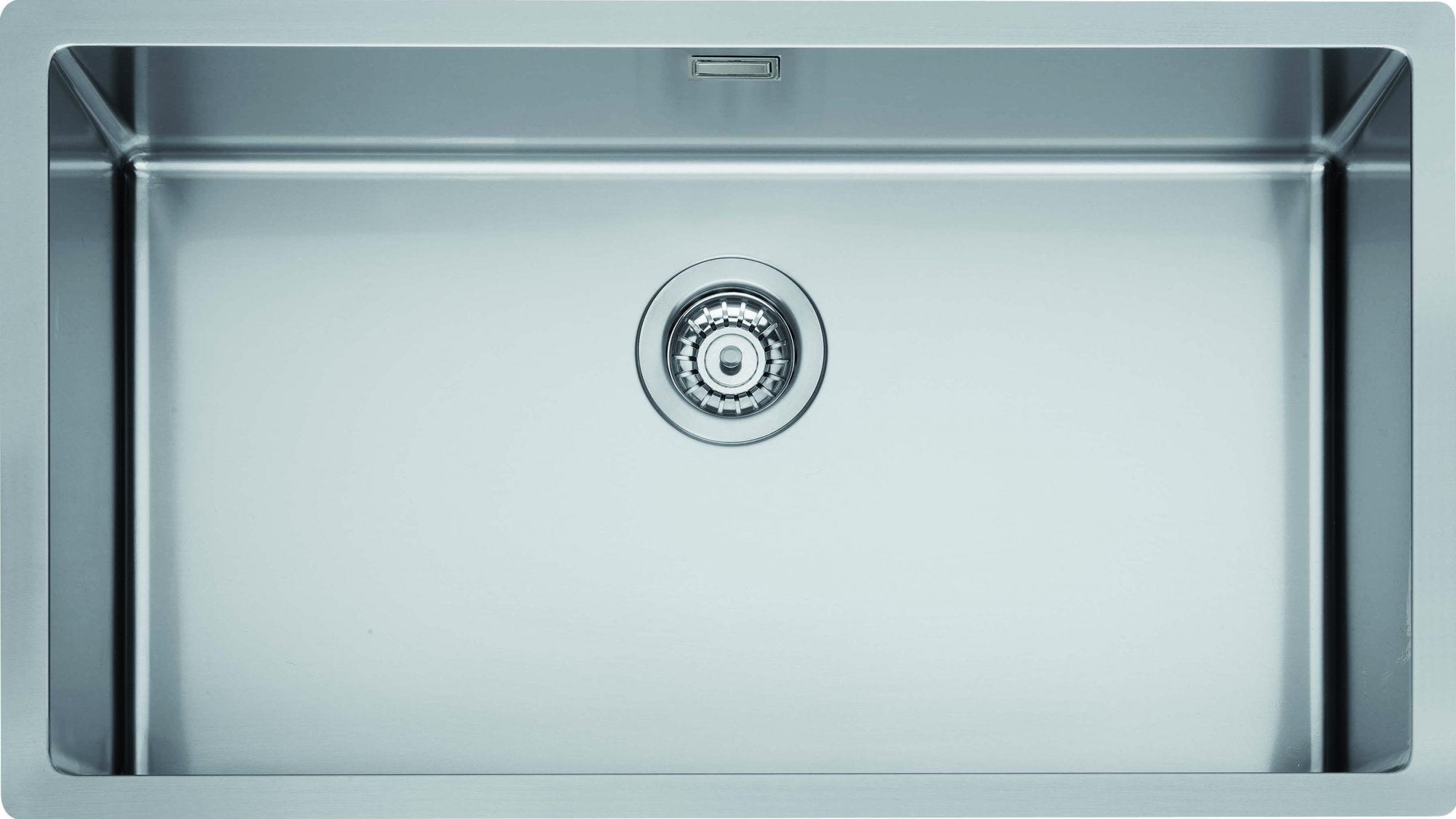 Lavello da incasso in acciaio inox a una vasca 74x44cm Coveh 