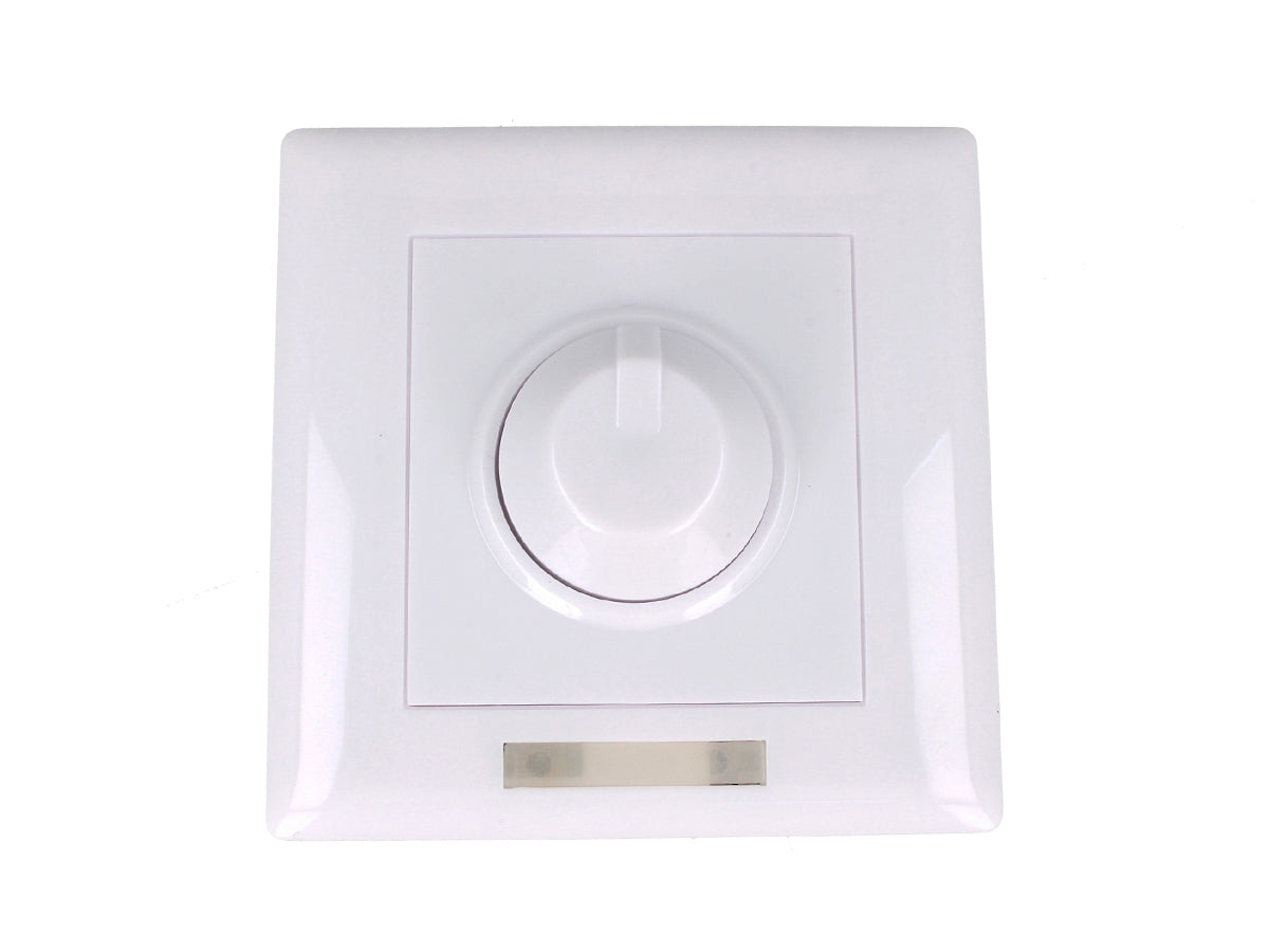 Led Dimmer 0-10V 220V Con Rotella e Telecomando Infrarossi Scatola 86X86 Inclusa