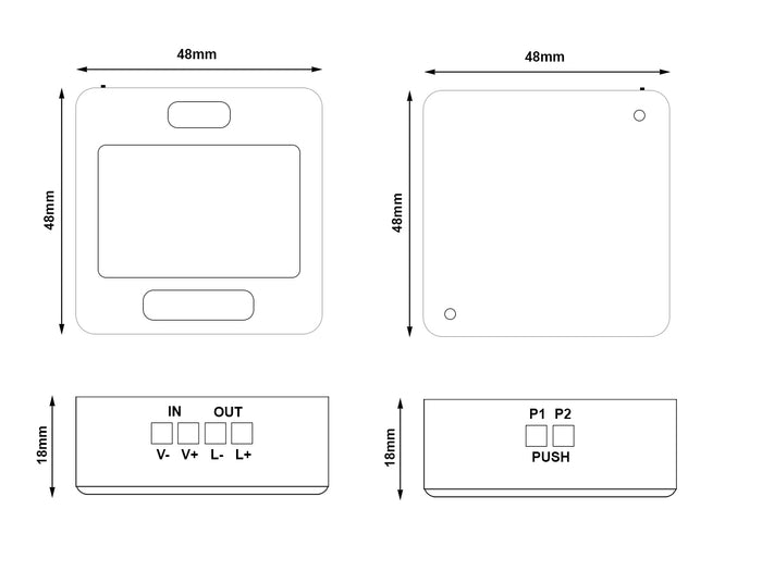 Led Dimmer Con Pulsante Memoria 12V 24V 6A WiFi Smart Per Striscia Led Compatibile Con Alexa Google Home