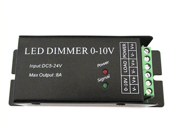 Led Dimmer Con Segnale 0-10V o Con Potenziometro 12V 24V 8A Per Striscia Led DM010