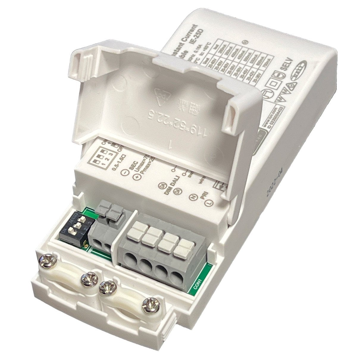 Led Driver 25W Dimmerabile DALI 2 Push Dimming Corrente Costante Configurabile 260mA 350mA 400mA 450mA 500mA 550mA 600mA 700mA