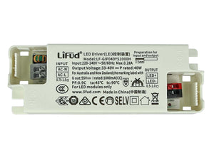 Led Driver CC 1000mA 33V-40VDC 40W Alimentatore Corrente Costante 1000mA Per Pannello Led 60X60cm