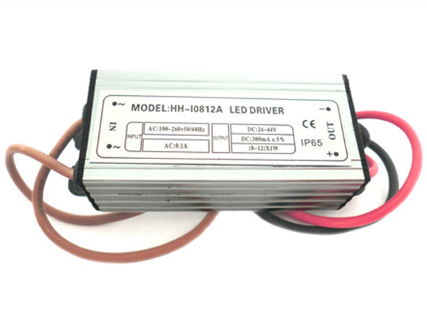 Led Driver CC 300mA 24V-44VDC (8-12)X1W Corrente Costante IP65