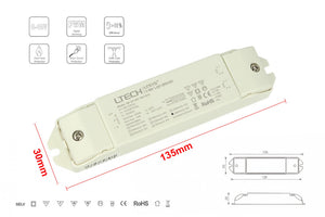 Led Driver CC 600mA 3-16V 10W Dimmerabile 0-10V 1-10V PWM